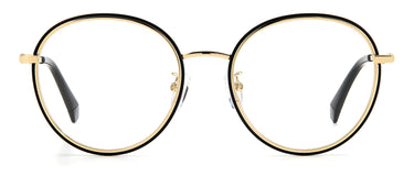 Premium Women Polaroid Eyeglasses: PLD D438/G - Black Gold - SpecSMART Eye Clinic (Front View)